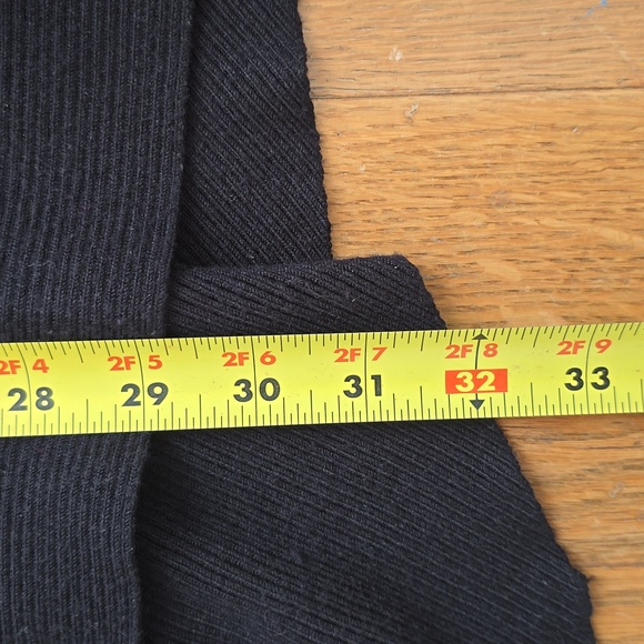 DANA BUCHMAN BRAND WOMEN'S LONG BLACK OPEN CARDIGAN SIZE MEDIUM - Picture 11 of 13